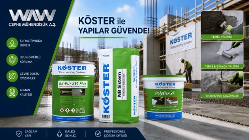 Köster ile yapılarınız güvende!