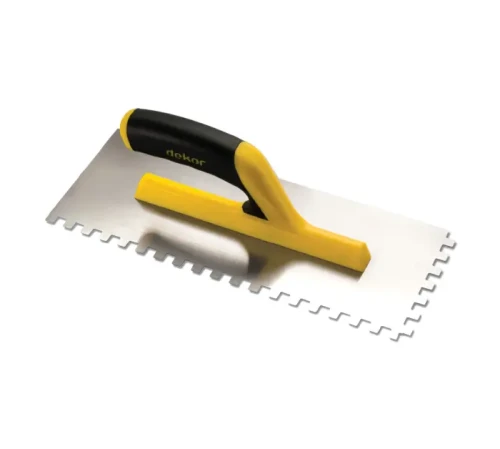 Açık Plastik Saplı - Kare Dişli Seramik Malası 4x4 400