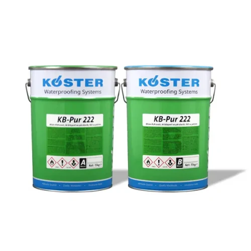 KÖSTER KB Pur 222 - Köster - Bitüm-PUR esaslı, iki bileşenli ve %2000 elastik, likit su yalıtımı