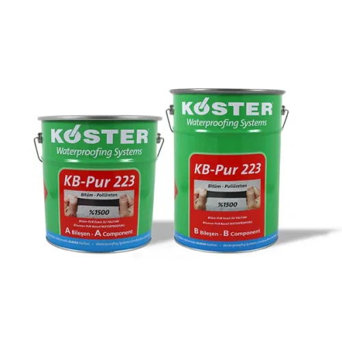 KÖSTER KB Pur 223 / 30 KG - Köster - Bitüm-PUR Esaslı, 2 Komponentli ve %1500 Elastik, Likit Su Yalıtımı