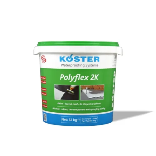 KÖSTER Polyflex 2K / 32 KG - Köster - Kauçuk-Bitüm Esaslı, Iki Komponentli Su Yalıtımı Ürünü