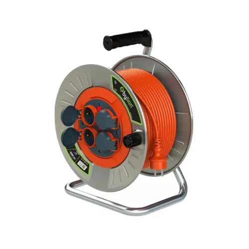 MMP Kablo Makarası - MMP-50315-F - METAL MAKARA 50 m 3x1,5 mm TTR KABLO KAPAKLI