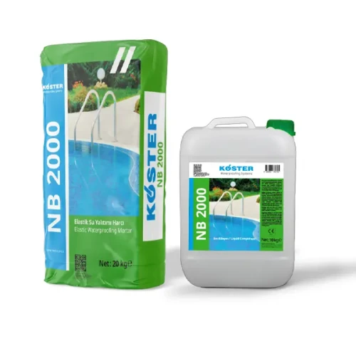 NB 2000 Çimento Esaslı, Tam Elastik Su Yalıtımı Harcı (2K)