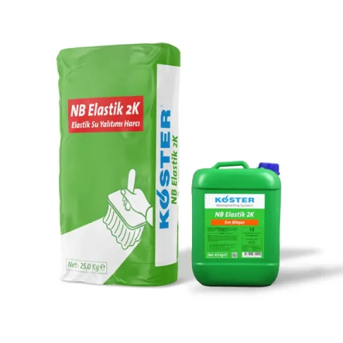 NB Elastik 2K Elastik Su Yalıtımı Harcı - Toz Bileşen 25 Kg + 8 Kg Sıvı